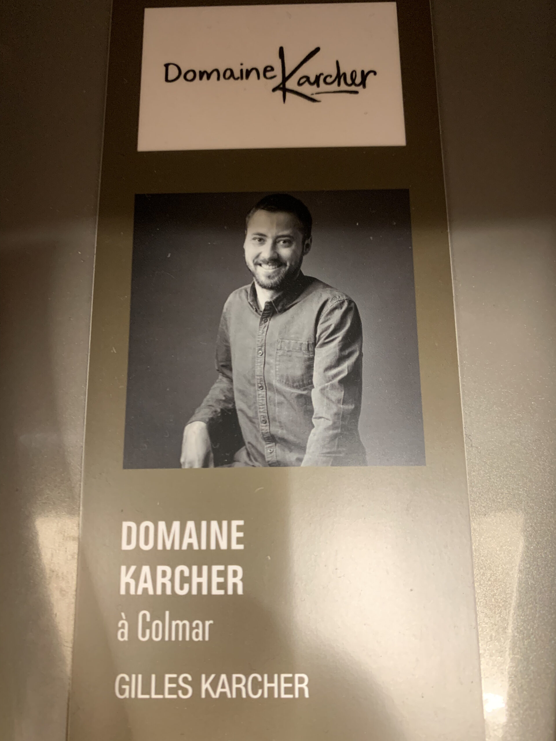 dom Karcher Colmar vigneron magnet