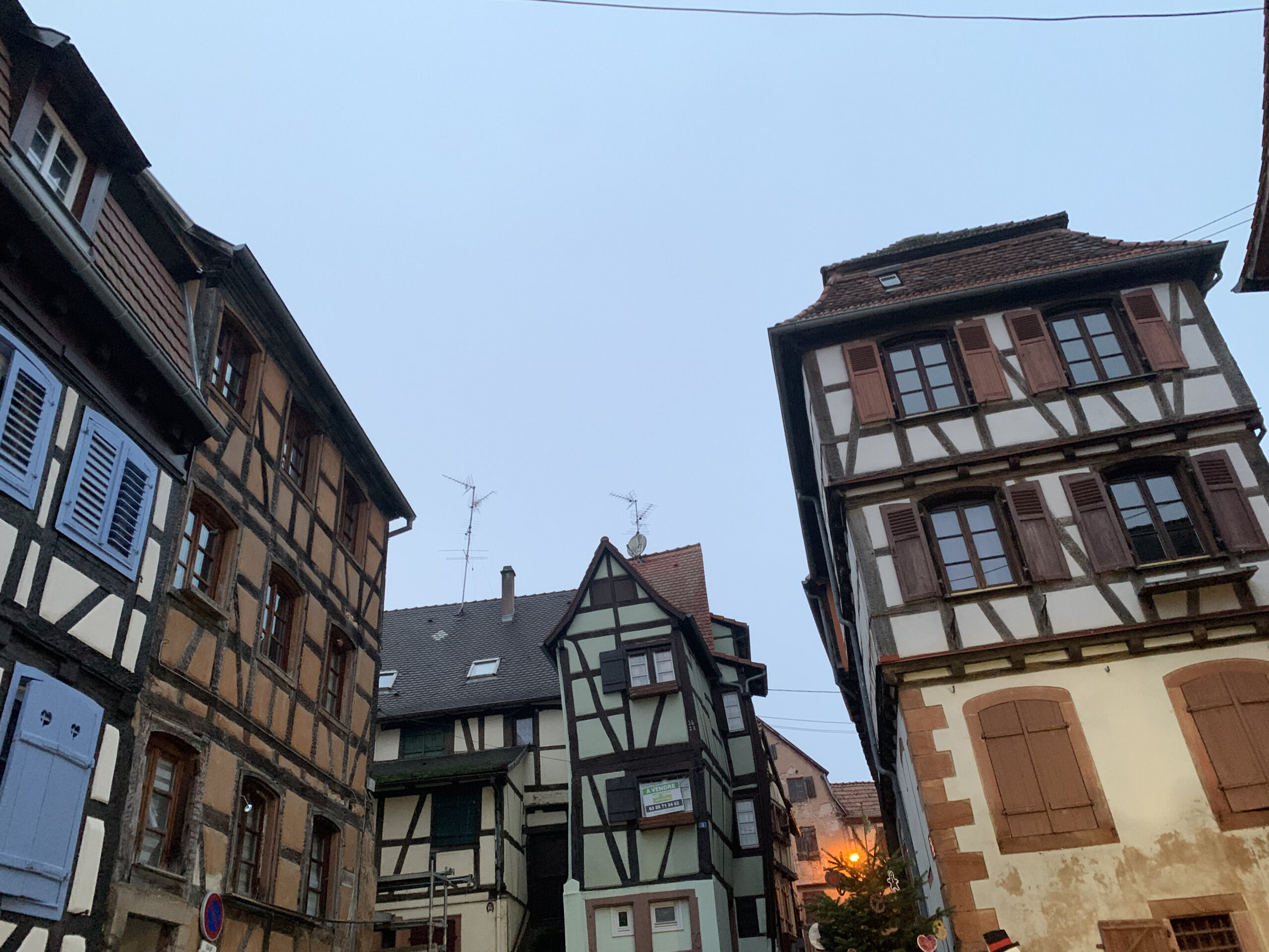 maison colombages automne